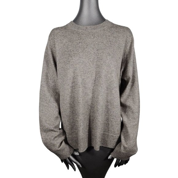 Vince NWT Wool Cashmere Sweater Top Brown Crewneck Pullover Extra Large XL - Picture 2 of 6